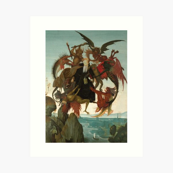 Item preview, The Torment of Saint Anthony by Michelangelo designed and sold by Vintage Wall Art.