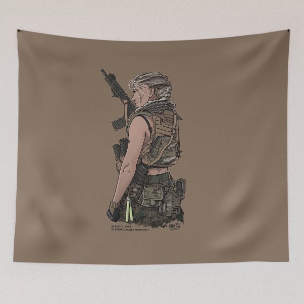 Item preview, Special Ops Military Female Soldier designed and sold by hiwez.