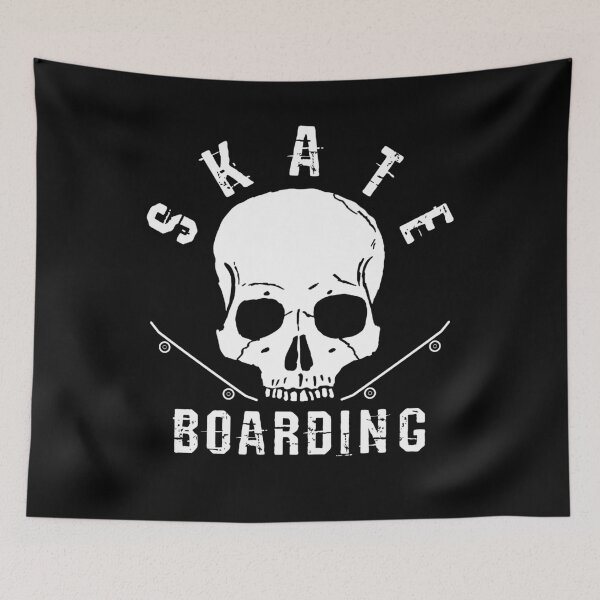 Item preview, Skateboarder skull designed and sold by 4tomic.