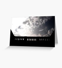 the sky up high Greeting Card