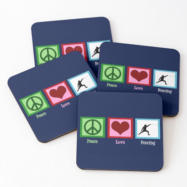 Item preview, Peace Love Fencing designed and sold by Epic Love Designs.