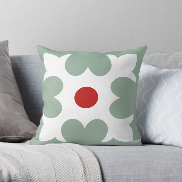 Soft Tile # 1 Barcelona Collection Throw Pillow