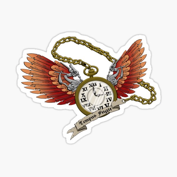 Time Flies Sticker
