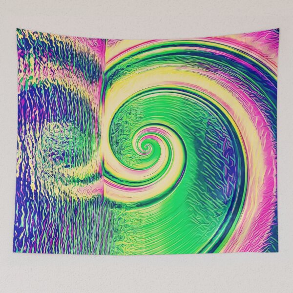 Item preview, Fibonacci abstract reflections designed and sold by blackhalt.