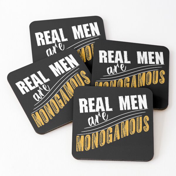Item preview, Real Men Are Monogamous designed and sold by SmartStyle.