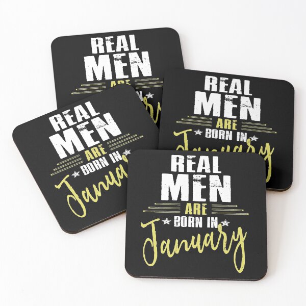 Item preview, Real Men Are Born In January designed and sold by SmartStyle.