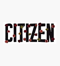 Citizen logo Photographic Print