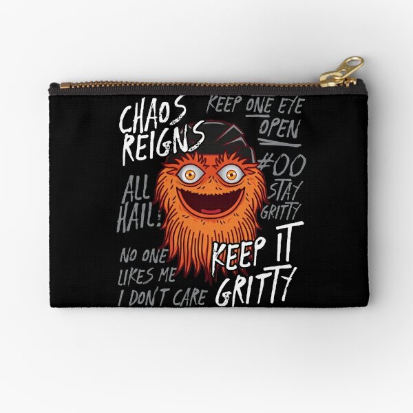 Gritty & Phanatic Zipper Pouches — Philadelphia Independents