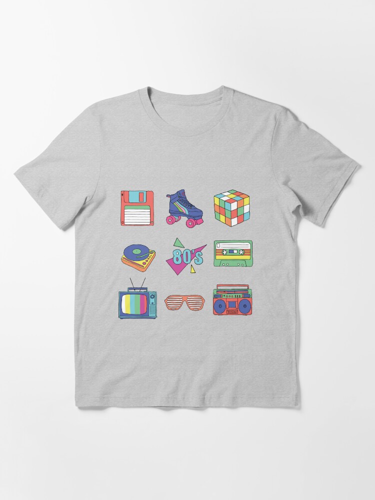 t shirt clips 80s fashion