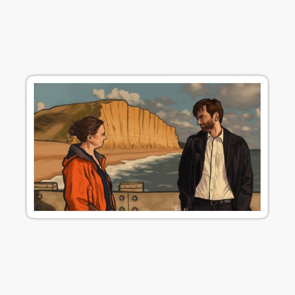 Miller & Hardy - BROADCHURCH Sticker