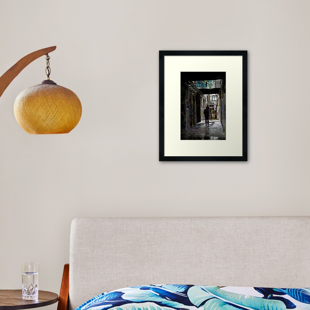 Wellington Alley Framed Art Print