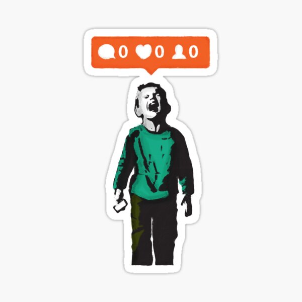 Banksy Stickers for Sale