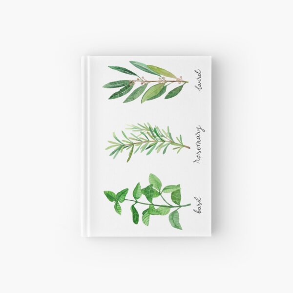 Herbs Hardcover Journal