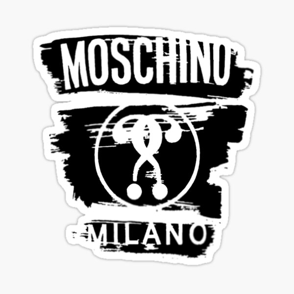 Moschino Milano Black Logo\