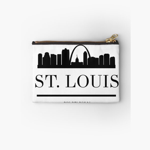 Item preview, ST LOUIS MISSOURI BLACK SILHOUETTE SKYLINE ART designed and sold by deificusArt.