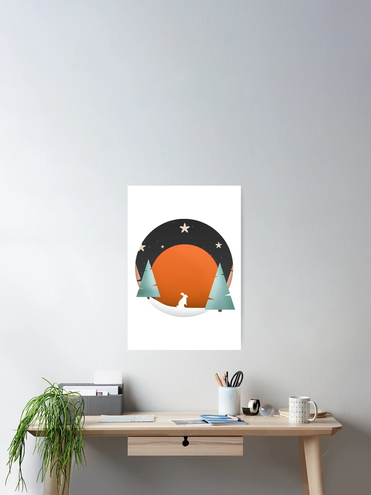 Thumbnail 2 of 3, Poster, White Rabbit designed and sold by Liam Smith.