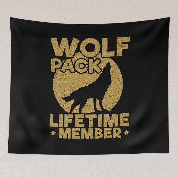 Item preview, Wolf Pack Lifetime Member Family Group Animal designed and sold by Pricity Designs.