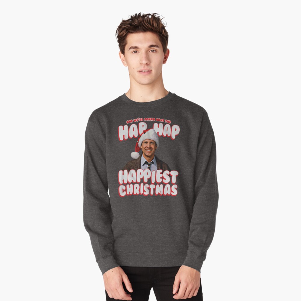 "Christmas Vacation Happiest" Pullover Sweatshirt by DAN13L Redbubble