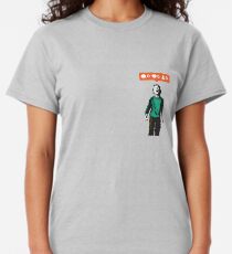 Banksy graffiti NO LIKES Kid crying and social media parody on white background HD HIGH QUALITY ONLINE STORE Classic T-Shirt