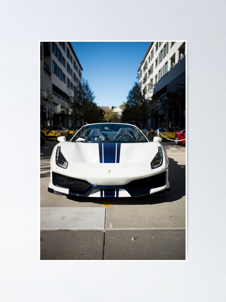 Ferrari 488 Pista Aperta Poster