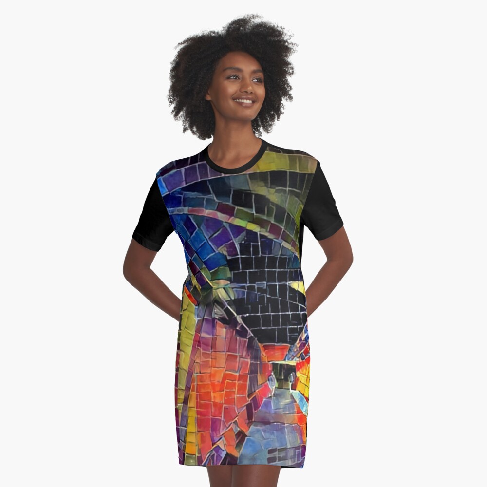 Item preview, Graphic T-Shirt Dress designed and sold by PetjaFromLilith.