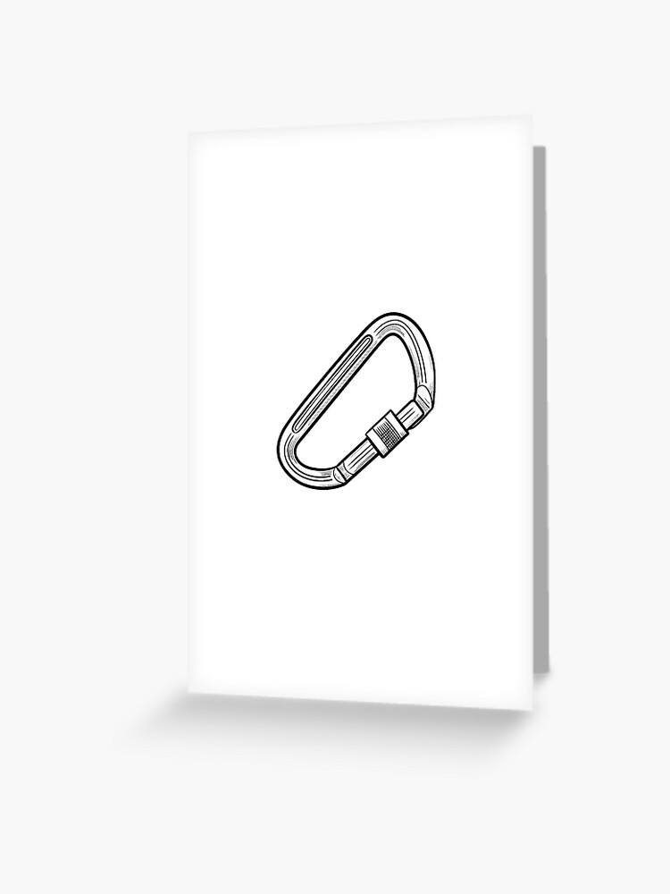 The Carabiner  black Spiral Notebook for Sale by marcomartinelli   Redbubble