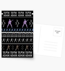 Fair Isle Team Adam Cards Postcards
