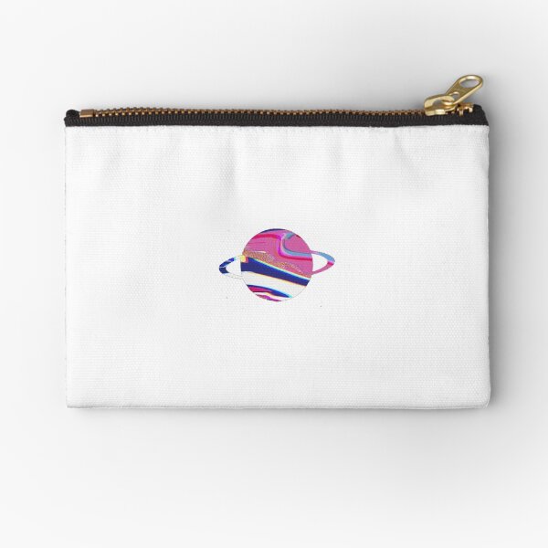 Galaxy Sticker Zipper Pouch