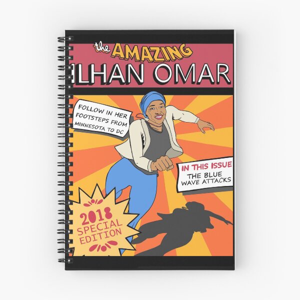 Item preview, Ilhan Omar Comic Print designed and sold by Bambiiarts.