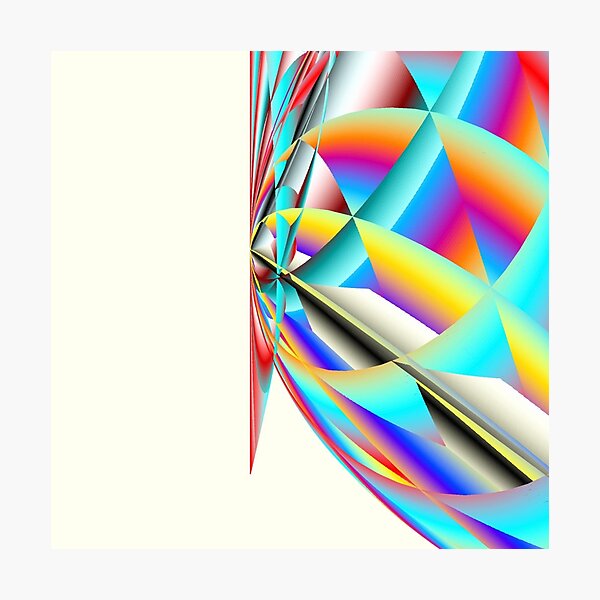 Quantum Scalar Energy Rainbow Photographic Print
