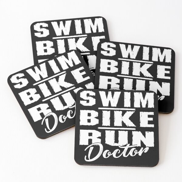 Item preview, Triathlon -Swim, Bike, Run, Doctor designed and sold by SmartStyle.