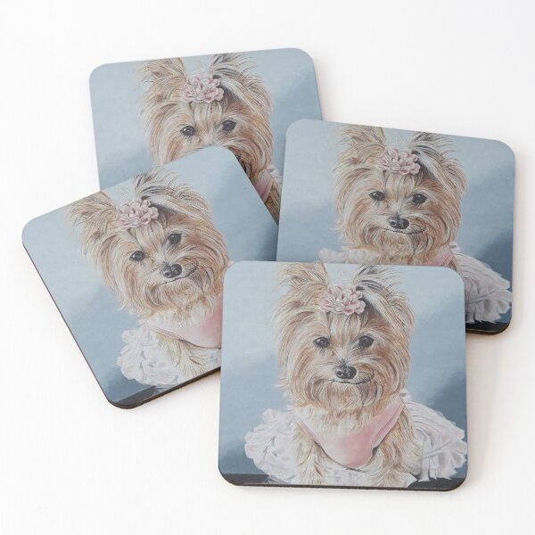 Aperçu de l'œuvre Yorkshire Terrier dans un Tutu créée et vendue par MaggieMosleyArt.