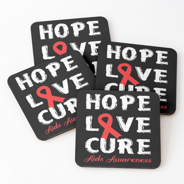 Item preview, Hope, Love, Cure - Aids Awareness designed and sold by SmartStyle.