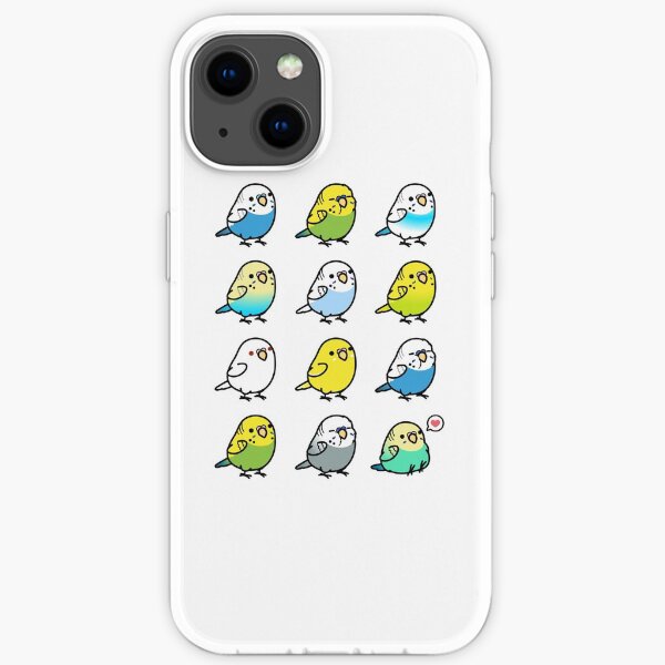Chubby Budgies iPhone Soft Case