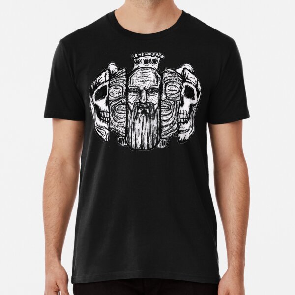 Beard life and death - sketch Camiseta premium