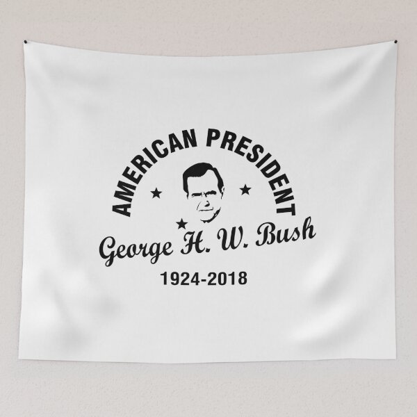 Aperçu de l'œuvre RIP George Bush créée et vendue par MMALIFESTYLE.
