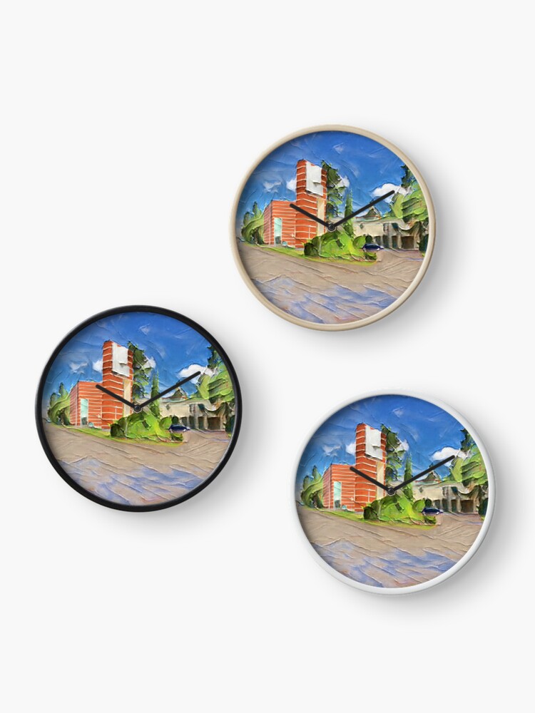 Thumbnail 3 of 4, Clock, Church of Kontula designed and sold by Red Gauntlet.