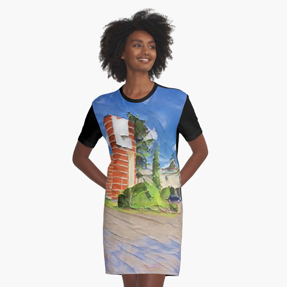 Item preview, Graphic T-Shirt Dress designed and sold by PetjaFromLilith.