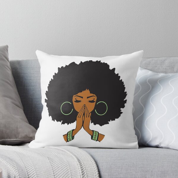 Item preview, Afro Woman Black Hair Style Diva Confident African Nubian designed and sold by DesignsByAymara.