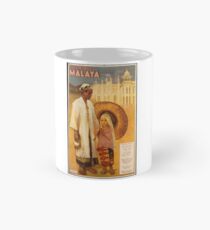 Vintage Malaya Singapore Travel Vacation Holiday Advertisement Art Posters Classic Mug