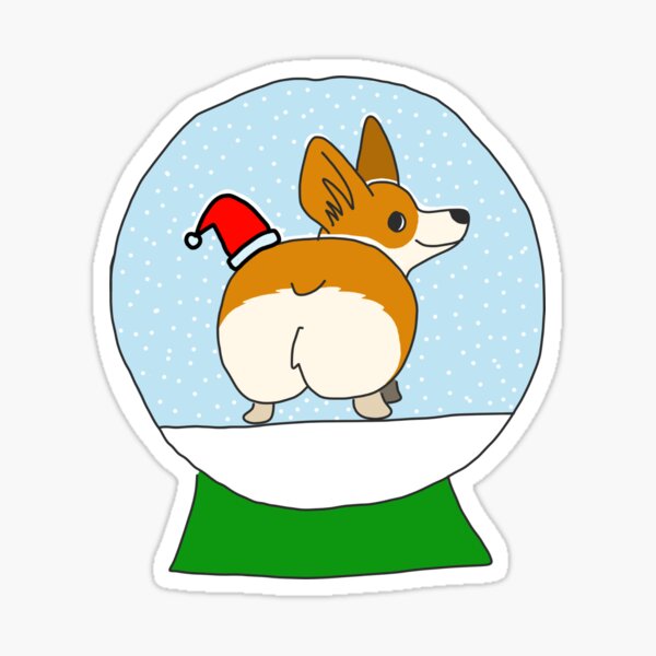 Item preview, Christmas Corgi Butt designed and sold by KaylaBrooksC.