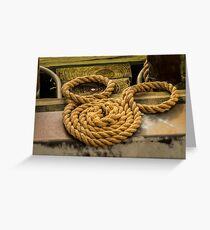 Hidden Mickey Rope Greeting Card
