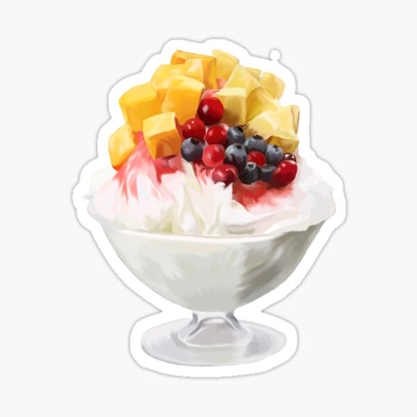 Bingsu Shaved Ice Sticker