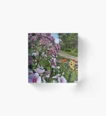 A Beautiful Country Lane Acrylic Block