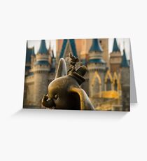 Timothy Mouse and Dumbo at Magic Kingdom Park Greeting Card