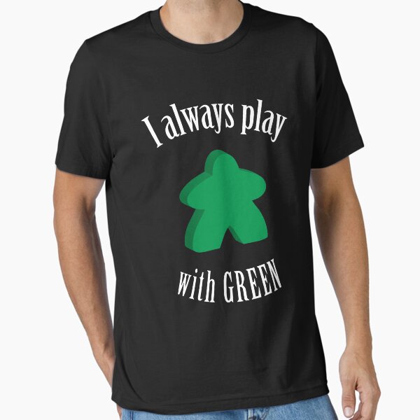 Item preview, I Always Play with Green Meeple Board Game Design designed and sold by shadowisper.