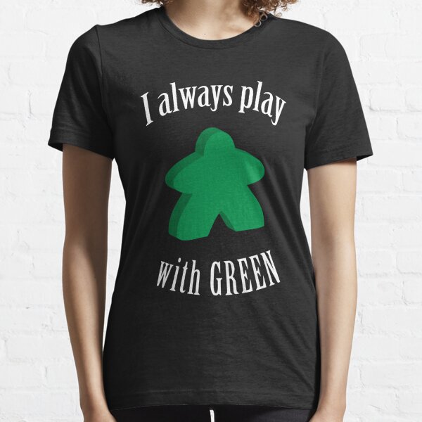 Green Meeple Christmas Tree T-Shirt - Meeple Shirts