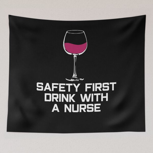 Item preview, Wine Drinking Nurse designed and sold by 4tomic.