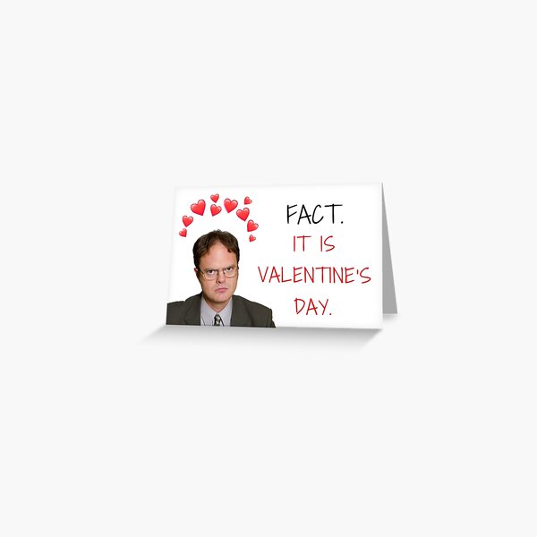 “Love is in the Air? False” Greeting Card - Official The Office Merchandise