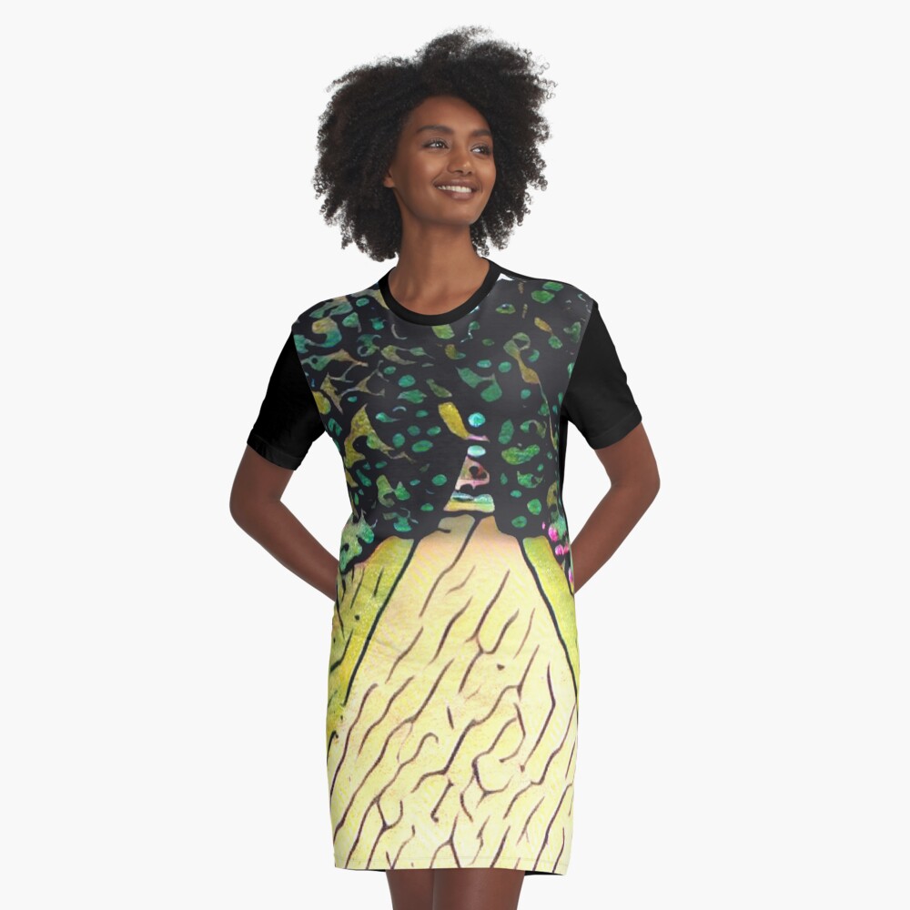 Item preview, Graphic T-Shirt Dress designed and sold by PetjaFromLilith.